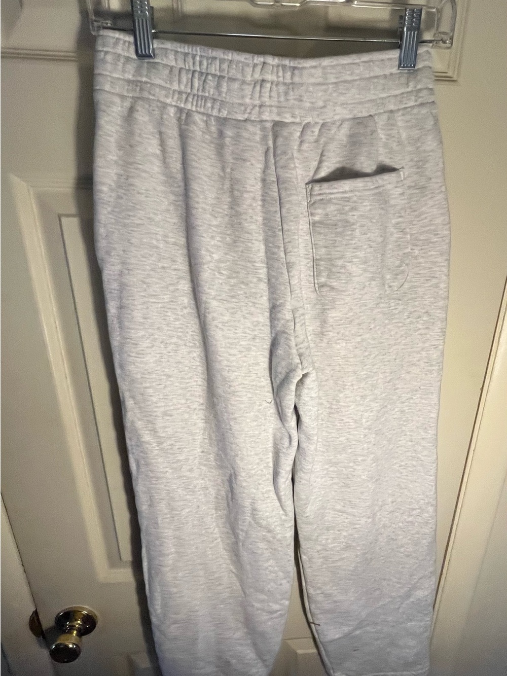 Converse Light Gray Sweatpants with Red Logo Star small - Picture 3 of 4